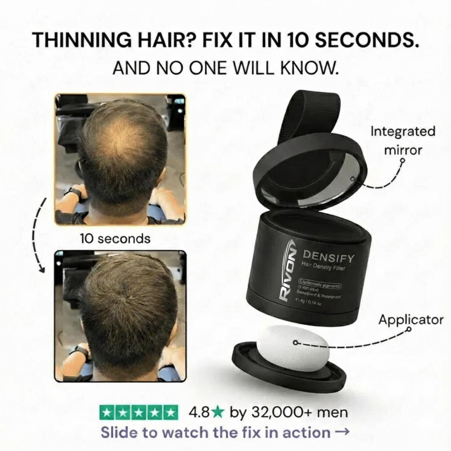 Rivon-Hair line Cover Powder